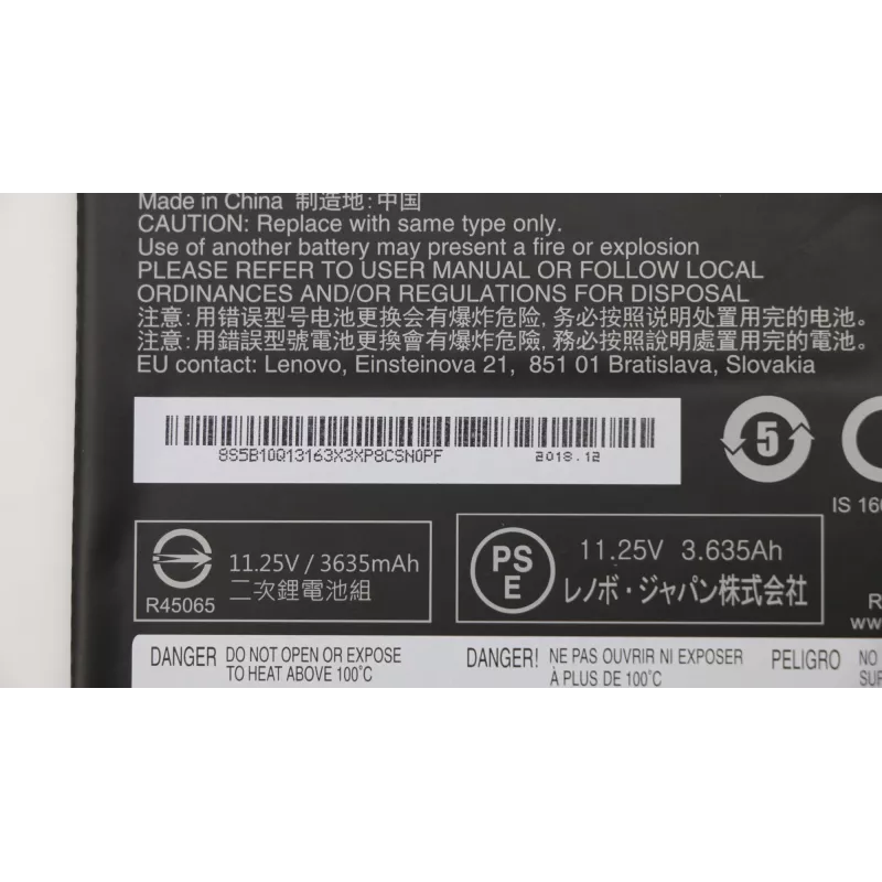 Lenovo 5B10Q13163 batéria do notebooku, 42Wh, 3-článková, 11,25V