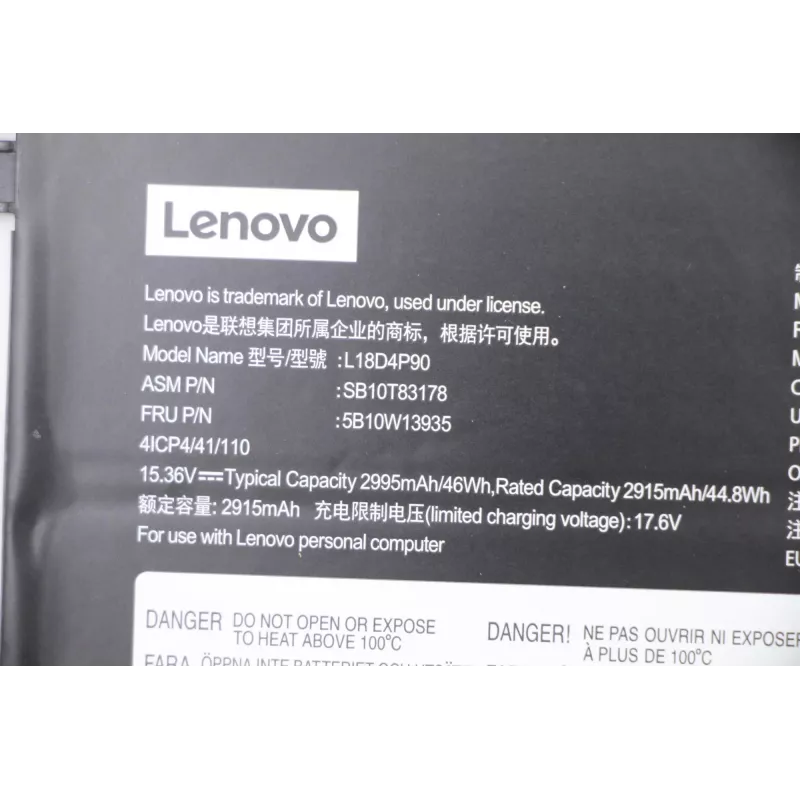 Interná lítiovo-iónová batéria do notebooku Lenovo 46 Wh model 5B10W13935