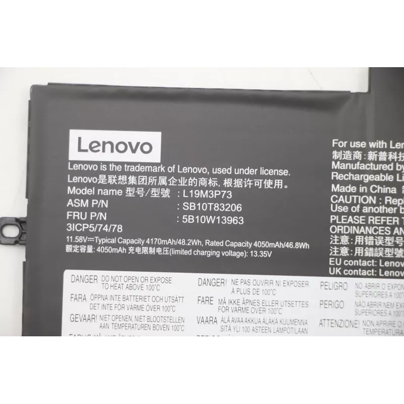 Interná batéria Lenovo 5B10W13963 48,2 Wh Li-Ion pre kompatibilné notebooky Lenovo