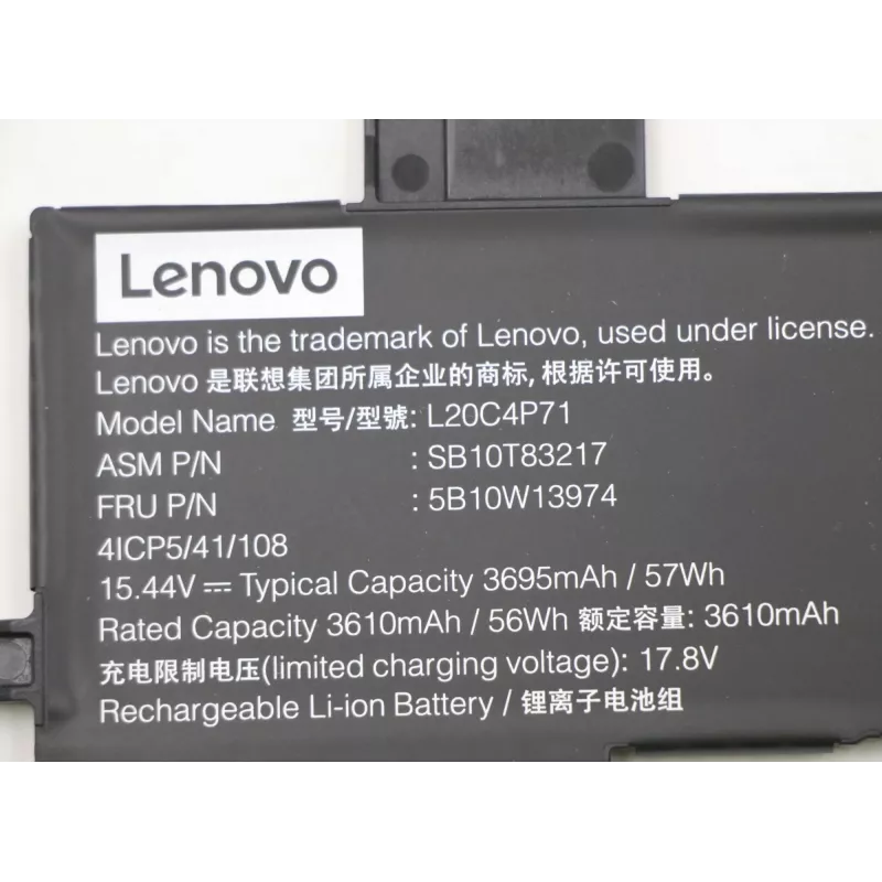 Batéria do notebooku Lenovo 57 Wh model 5B10W13974 pre kompatibilné notebooky Lenovo
