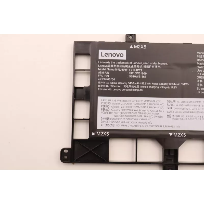 Interná batéria do notebooku Lenovo 5B10W51868 4-článková 52,5 Wh pre kompatibilné notebooky Lenovo