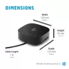 HP USB-C Dock G5, káblová, USB 3.2 Gen 1 (3.1 Gen 1) Type-C, čierna, USB, USB Type-C, Windows 10, Windows 7