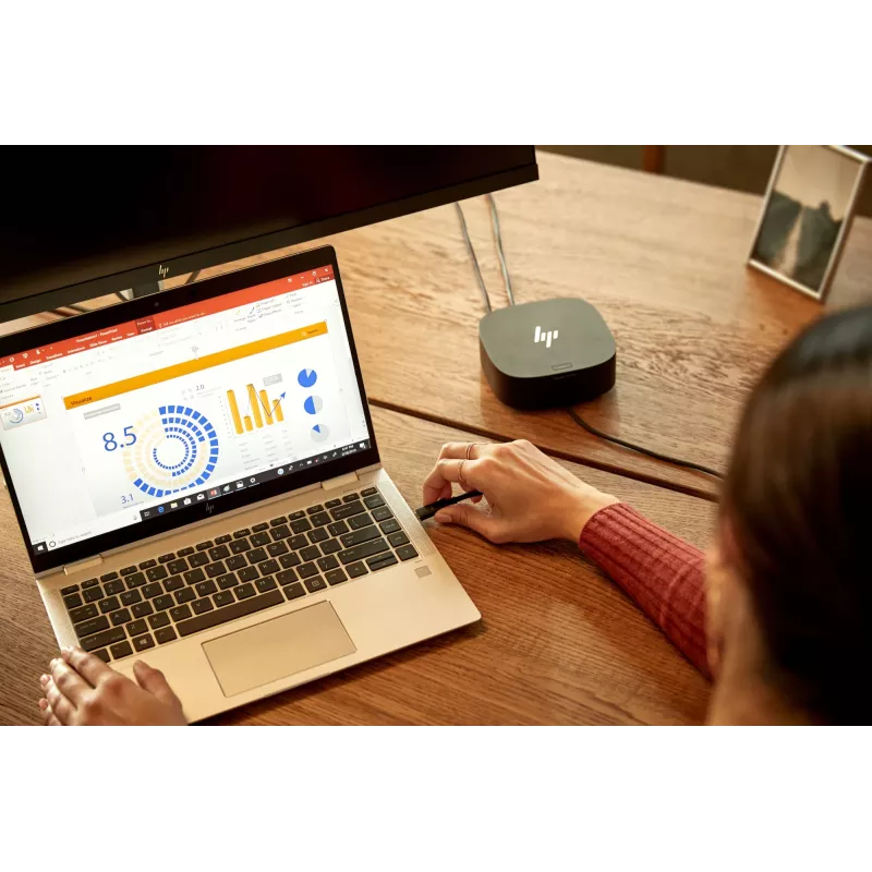 HP USB-C/A Universal Dock G2 káblová dokovacia stanica čierna 5TW13ET