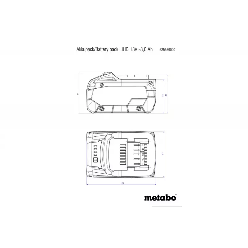 Nabíjačka Metabo 625549000 Universal AC