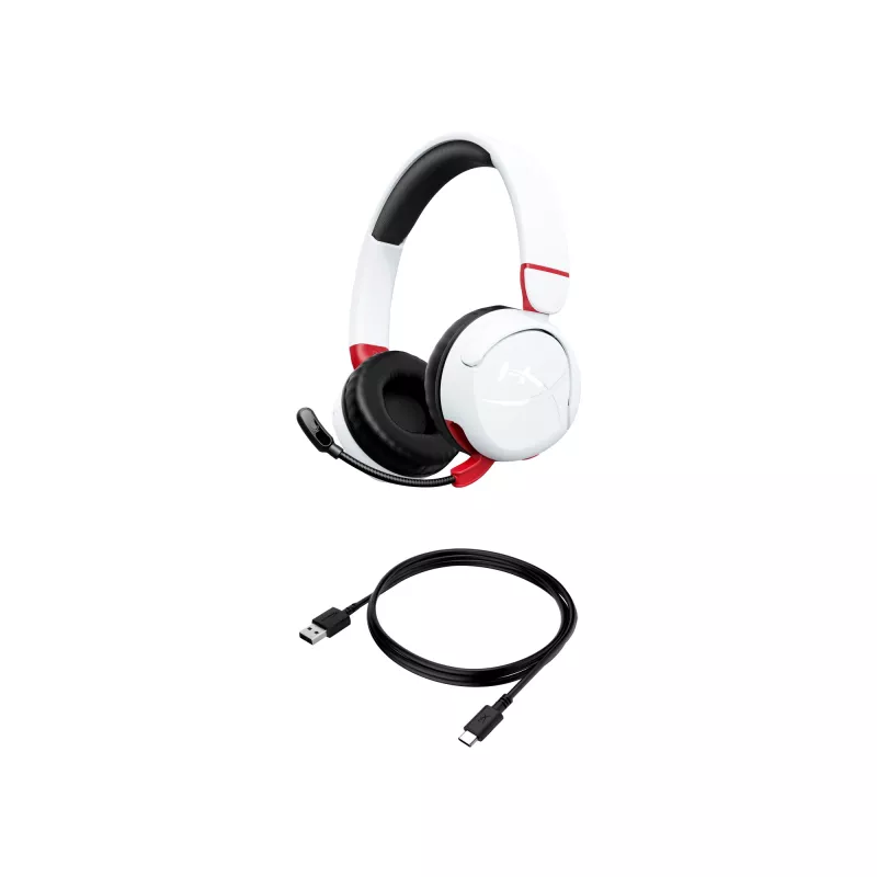 HyperX Cloud Mini - bezdrôtový herný headset (biela)