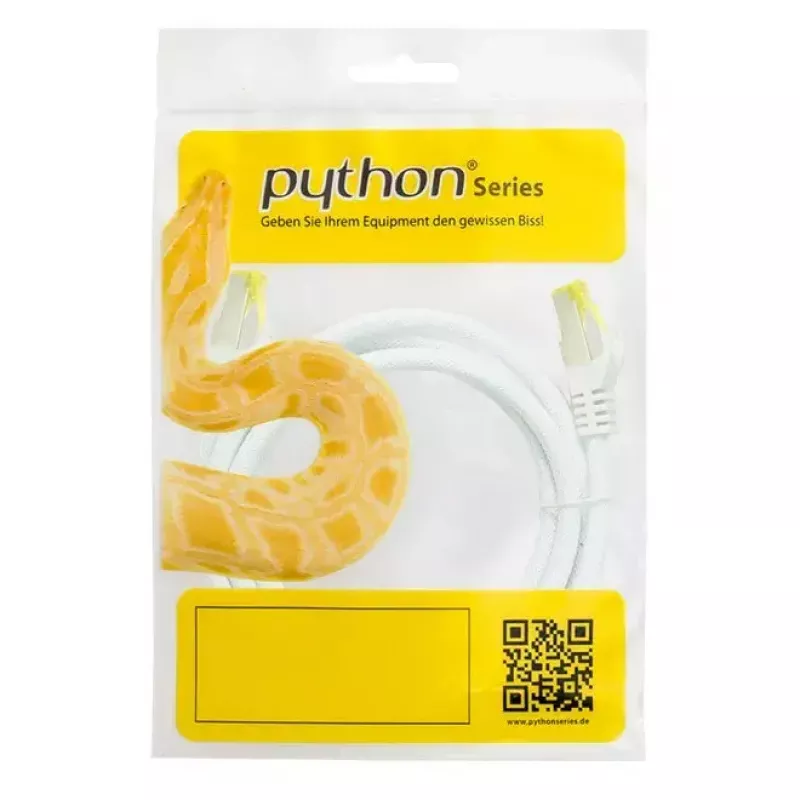 Sieťový kábel Python 8070PY-075W RJ-45 Cat7 7,5 m biely