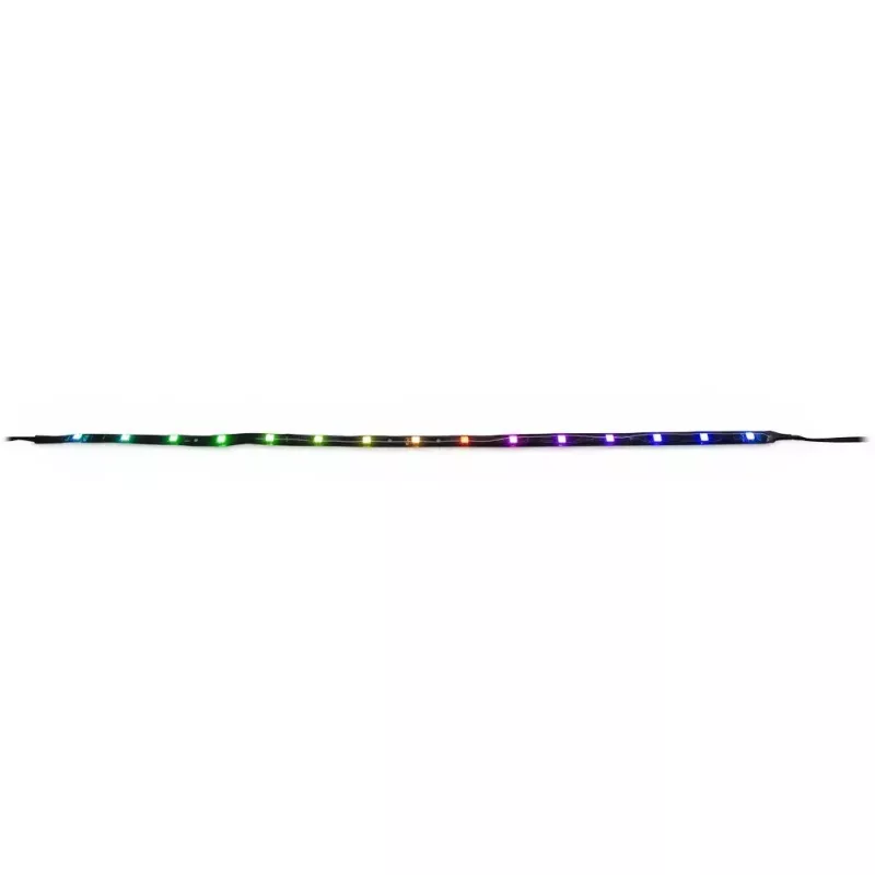 Inter-Tech Argus RS-04 sada ventilátorov RGB, 3x 120 mm s LED pásikom 50 cm a diaľkovým ovládaním, čierna
