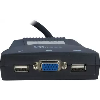 KVM prepínač Inter-Tech KVM-LS-21JA čierny