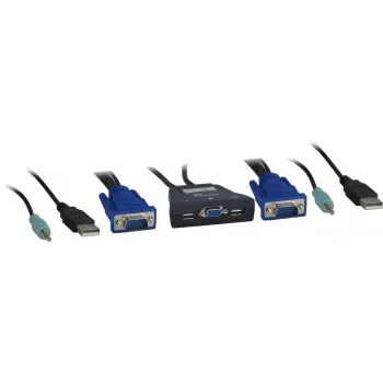 KVM prepínač Inter-Tech KVM-LS-21JA čierny