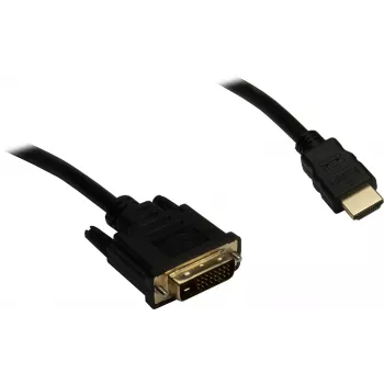 Rozhranový adaptér INTER-TECH KT-150D — RJ-45 (konektor samica) na DVI-D, káblový, max. 1980×1080, vrátane kábla USB-A na B, kov, čierny