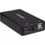 INTER-TECH KT-150H KVM rozhranový adaptér RJ-45 (host) na HDMI výstup, káblový, max. 1980×1080, kov, čierny