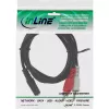 Audio kábel 2x Cinch konektor samec / 3,5 mm stereo konektor samica 2 m InLine 89940C