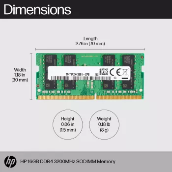 Pamäťový modul HP 16GB DDR4 3200 SODIMM