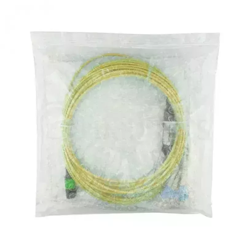BlueOptics InfiniBand optický kábel 5 m MTP 4x LC zelený