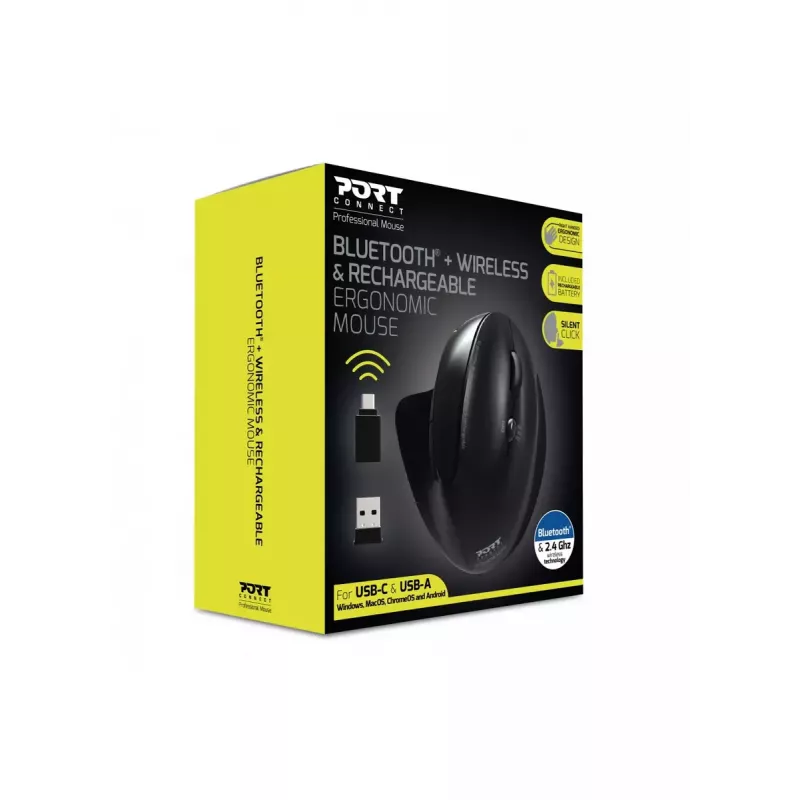 Myš Port Designs 900706-BT RF Wireless + Bluetooth