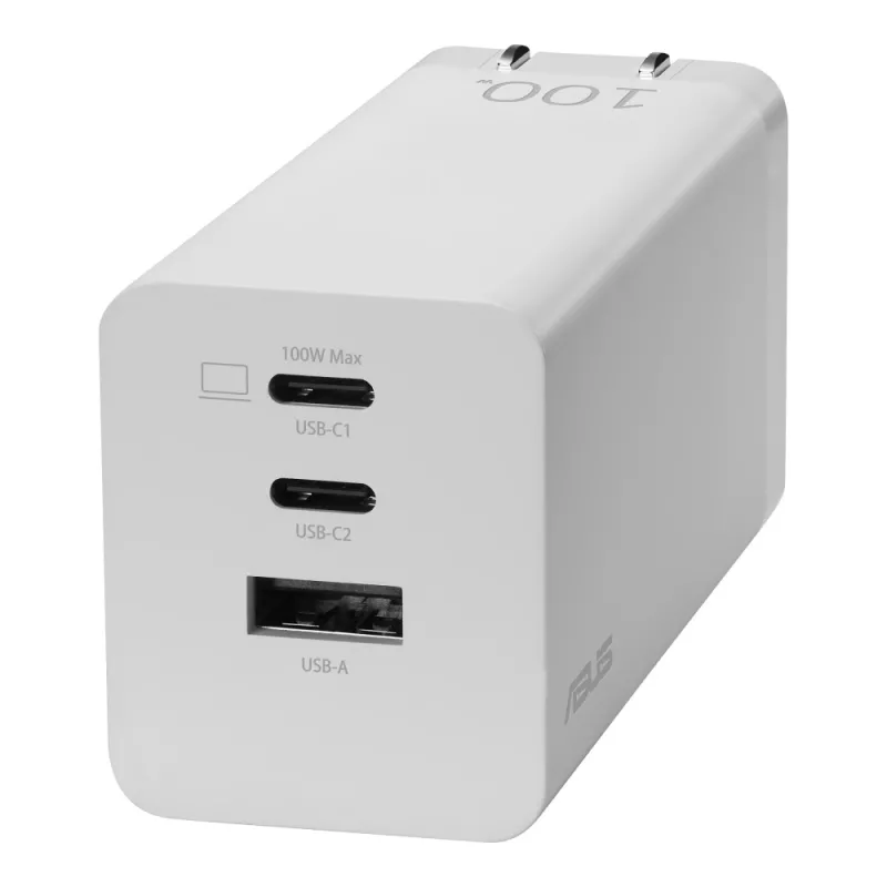 Napájací zdroj ASUS 90XB07IN-BPW010 100 W interiérový biely USB Type-A Type-C