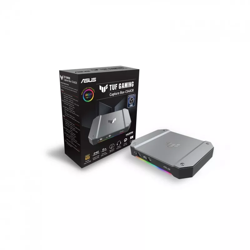 ASUS TUF GAMING CAPTURE BOX-CU4K30 zariadenie na zachytávanie videa USB 3.2 Gen 1 (3.1 Gen 1)