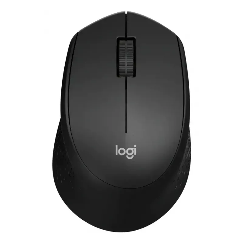 Logitech M330 SILENT PLUS — bezdrôtová myš, pre pravákov, 1000 DPI, 3 tlačidlá, koliesko, čierna, na batérie