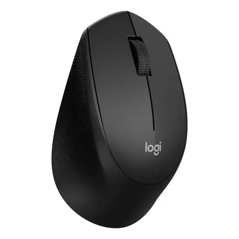 Logitech M330 SILENT PLUS — bezdrôtová myš, pre pravákov, 1000 DPI, 3 tlačidlá, koliesko, čierna, na batérie