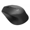 Logitech M330 SILENT PLUS — bezdrôtová myš, pre pravákov, 1000 DPI, 3 tlačidlá, koliesko, čierna, na batérie