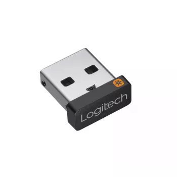 USB prijímač Logitech USB Unifying Receiver 910-005235 čierny strieborný