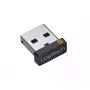 USB prijímač Logitech USB Unifying Receiver 910-005235 čierny strieborný