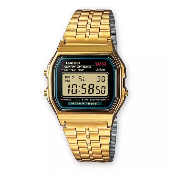 Náramkové hodinky Casio A159WGEA-1EF zlatá strieborná