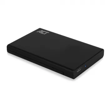 HDD/SSD puzdro ACT AC1225 2,5 palca SATA USB-C 3.2 Gen2 čierne