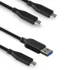 HDD/SSD puzdro ACT AC1225 2,5 palca SATA USB-C 3.2 Gen2 čierne