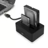 ACT 2,5 palca a 3,5 palca SATA duálna HDD/SSD dokovacia stanica, USB 3.2 Gen1