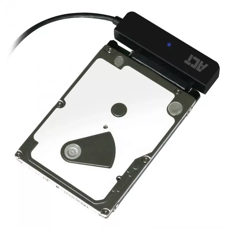 ACT USB adaptérový kábel pre 2,5 palca SATA HDD/SSD AC1510 0,15 m čierny