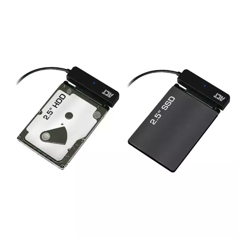 ACT USB-C adaptérový kábel pre 2,5-palcový SATA pevný disk/SSD AC1525 0,15 m čierny