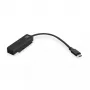 ACT USB-C adaptérový kábel pre 2,5-palcový SATA pevný disk/SSD AC1525 0,15 m čierny