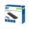 SSD puzdro ACT AC1615 USB-C M.2 NVMe PCIe 10 Gbit/s čierne
