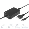 ACT USB-C nabíjačka na notebook s Power Delivery profilmi 65 W, notebook, interiér, 100–240 V, 50/60 Hz, 65 W, 5–20 V