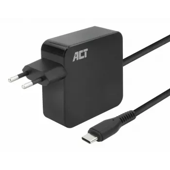 ACT USB-C napájací zdroj na notebook 65W s Power-Delivery profilmi, 2 metre