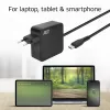 ACT USB-C napájací zdroj na notebook 65W s Power-Delivery profilmi, 2 metre