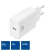 ACT kompaktný USB-C nabíjací adaptér 20W rýchle nabíjanie interiér univerzálny biely