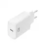 ACT kompaktný USB-C nabíjací adaptér 20W rýchle nabíjanie interiér univerzálny biely