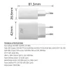 ACT USB-C & USB-A nabíjačka 20 W s Power Delivery PPS, Quick Charge, GaNFast