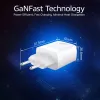 ACT USB-C & USB-A nabíjačka 20 W s Power Delivery PPS, Quick Charge, GaNFast