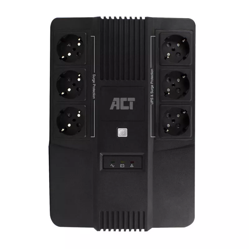 ACT Line Interactive UPS 600 VA - so zásuvkami so ochranným kontaktom