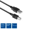 ACT USB 2.0 prepojovací kábel A konektor samec - B konektor samec 3 metre
