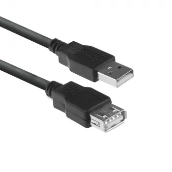 ACT USB 2.0 predlžovací kábel A konektor samec - A konektor samica 1,8 metra, zip vrecko