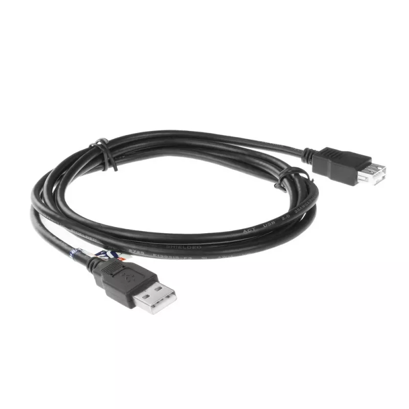 ACT USB 2.0 predlžovací kábel A konektor samec - A konektor samica 1,8 metra, zip vrecko