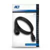 Napájací kábel C13 C14 čierny 1,8 m ACT Powercord