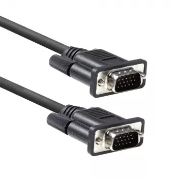VGA kábel ACT AC3510 — 1,8 m, VGA (D-Sub) na VGA (D-Sub), čierny