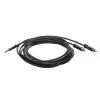 Audio kábel ACT AC3605 1,5 m 3,5 mm na 2 x RCA čierny