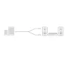 Audio kábel ACT AC3605 1,5 m 3,5 mm na 2 x RCA čierny