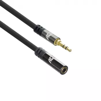 ACT 5 metrov kvalitný audio predlžovací kábel 3,5 mm stereo jack konektor samec na -konektor samica